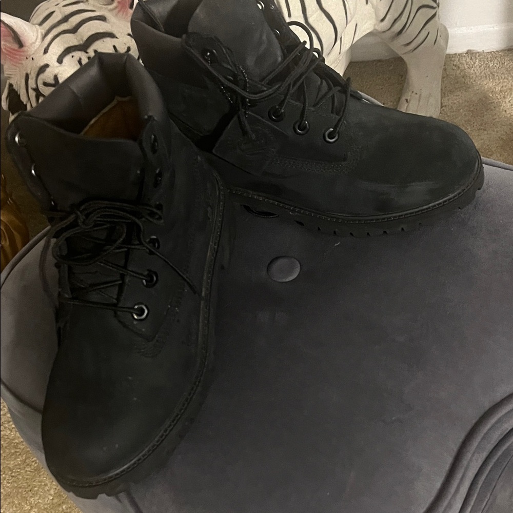 Timberland Men's Dark Leather Boots